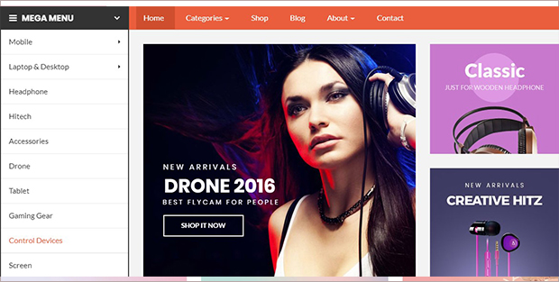 ap ishop electronics prestashop themes