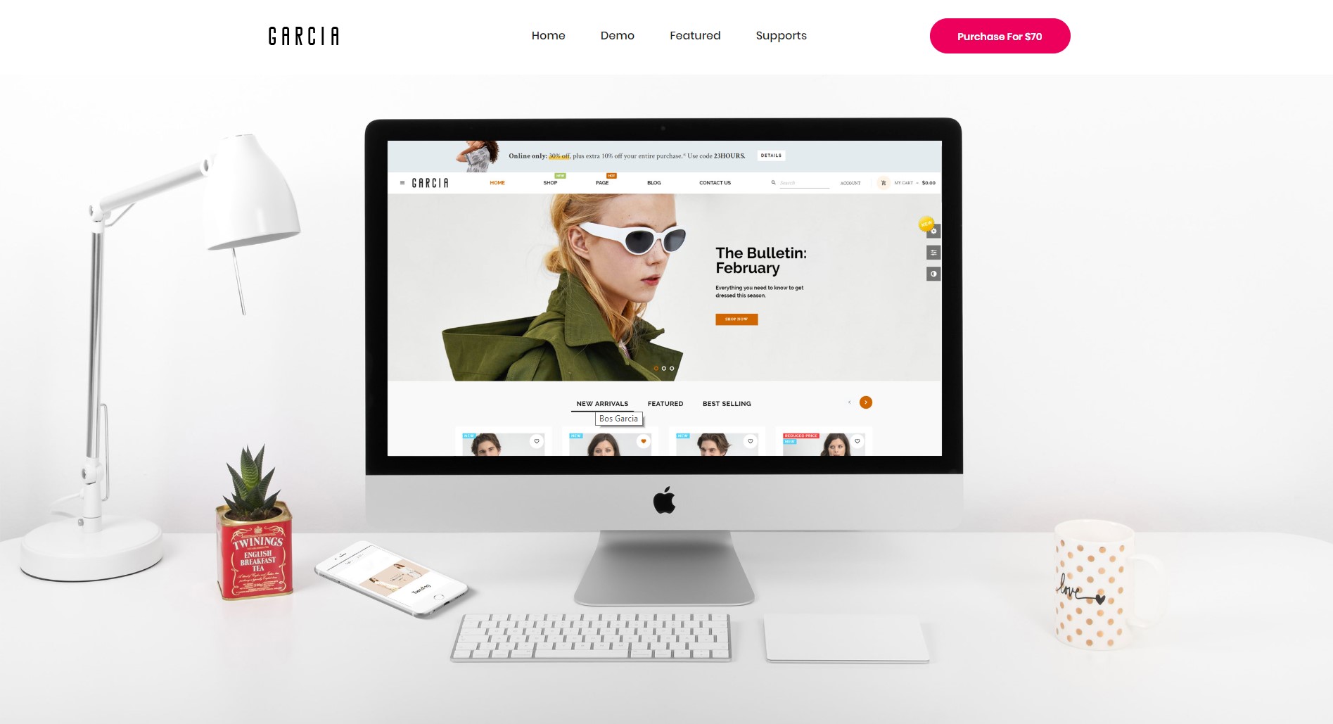 bos garcia prestashop theme fashion