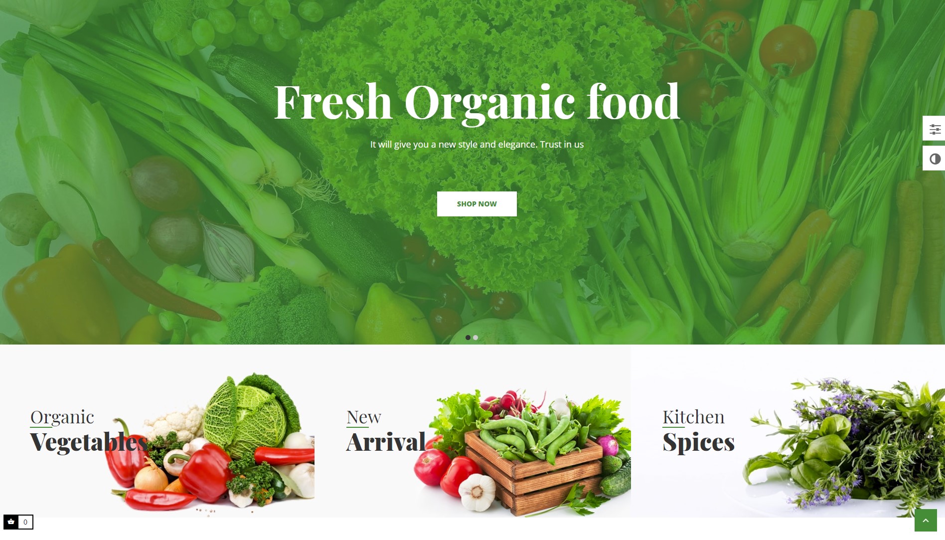 leo cabbage Organic Food PrestaShop Theme