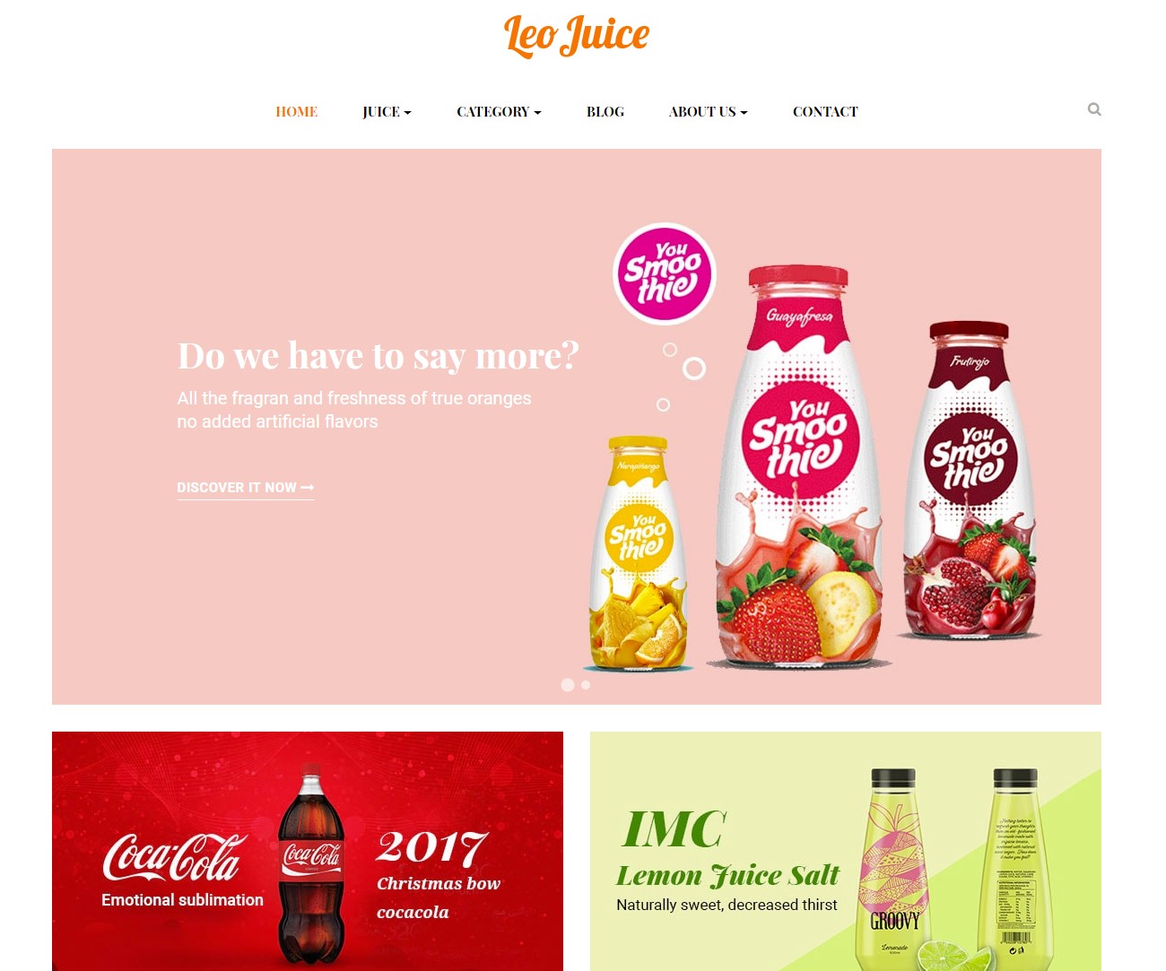 leo juice Juice Store PrestaShop Theme