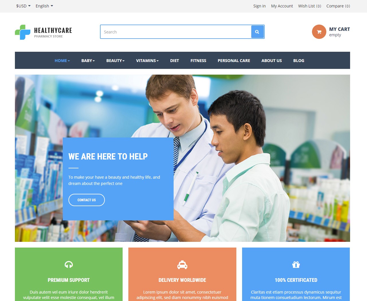 leo healthy care best medical prestashop themes