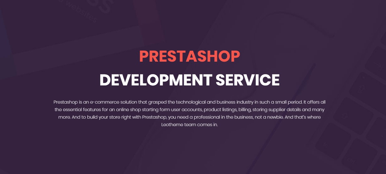 prestashop development service