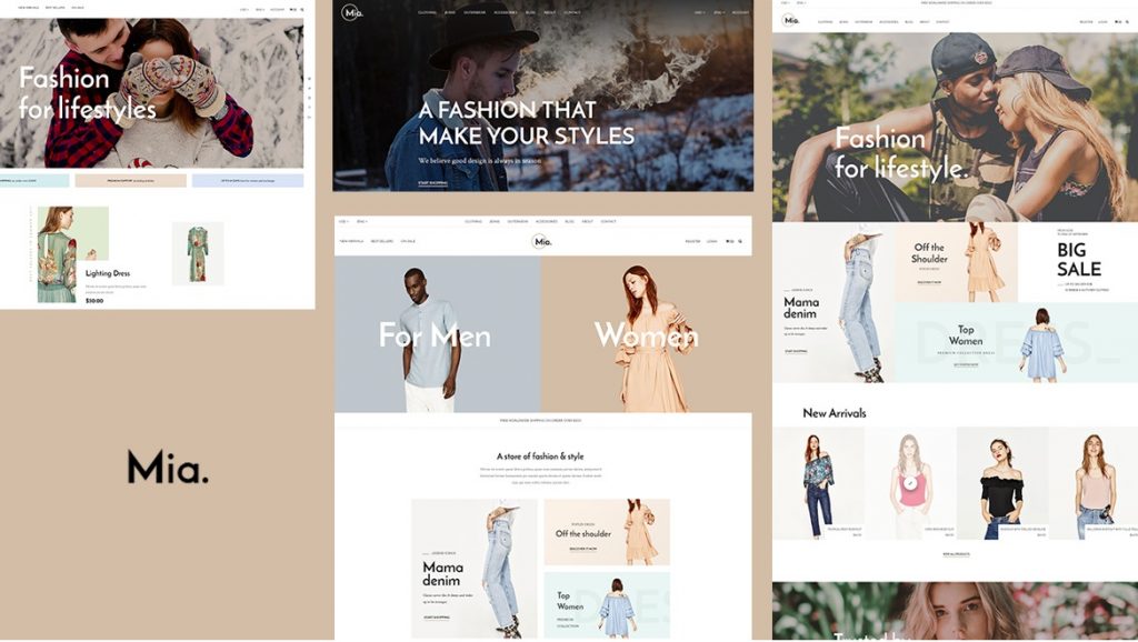 Leo Mia-Clothing and Accessories Prestashop theme