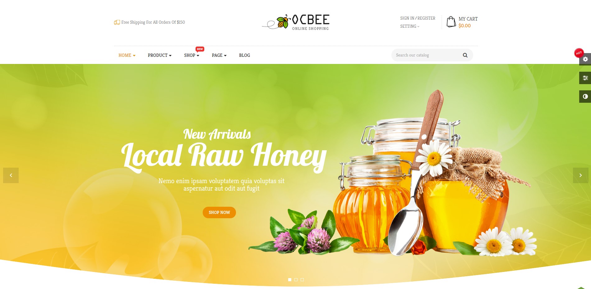 bos ocbee beauty business theme