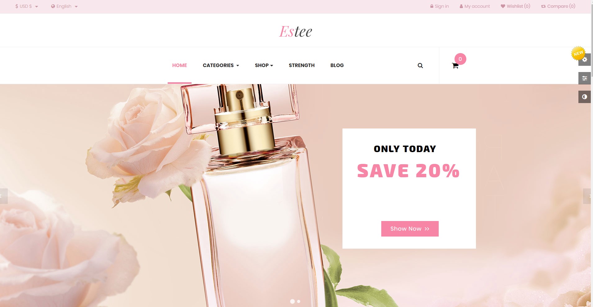 leo estee perfume business prestashop theme