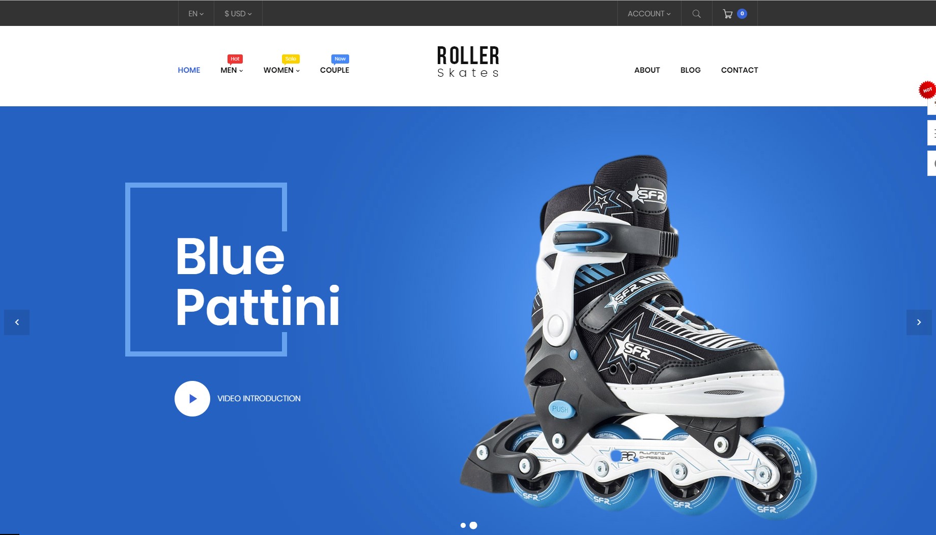 leo roller skate prestashop business theme