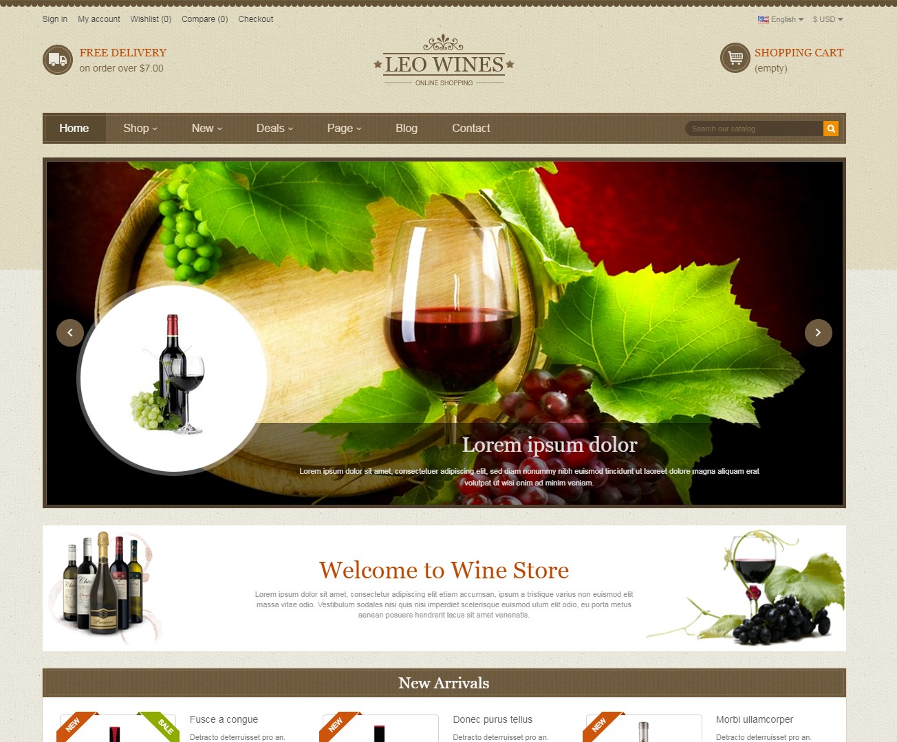 leo wines store best selling prestashop themes