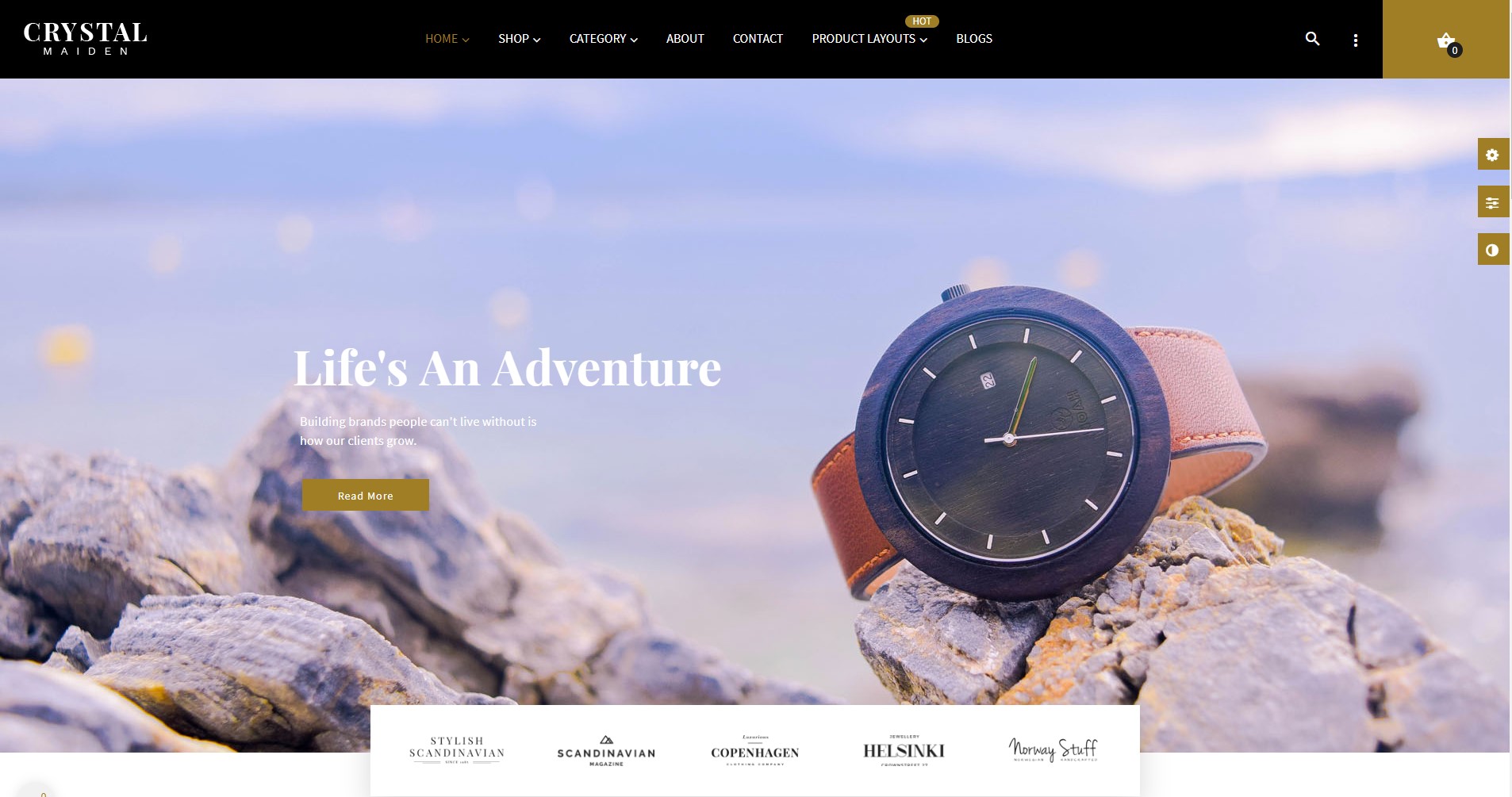 Leo Crystal Watches Store PrestaShop Themes