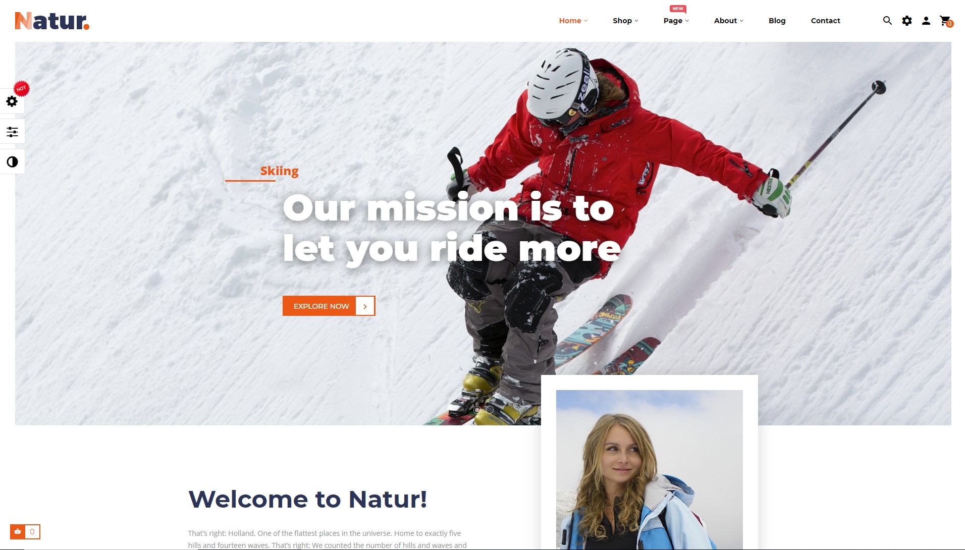 leo natur best prestashop 1.7 themes sport