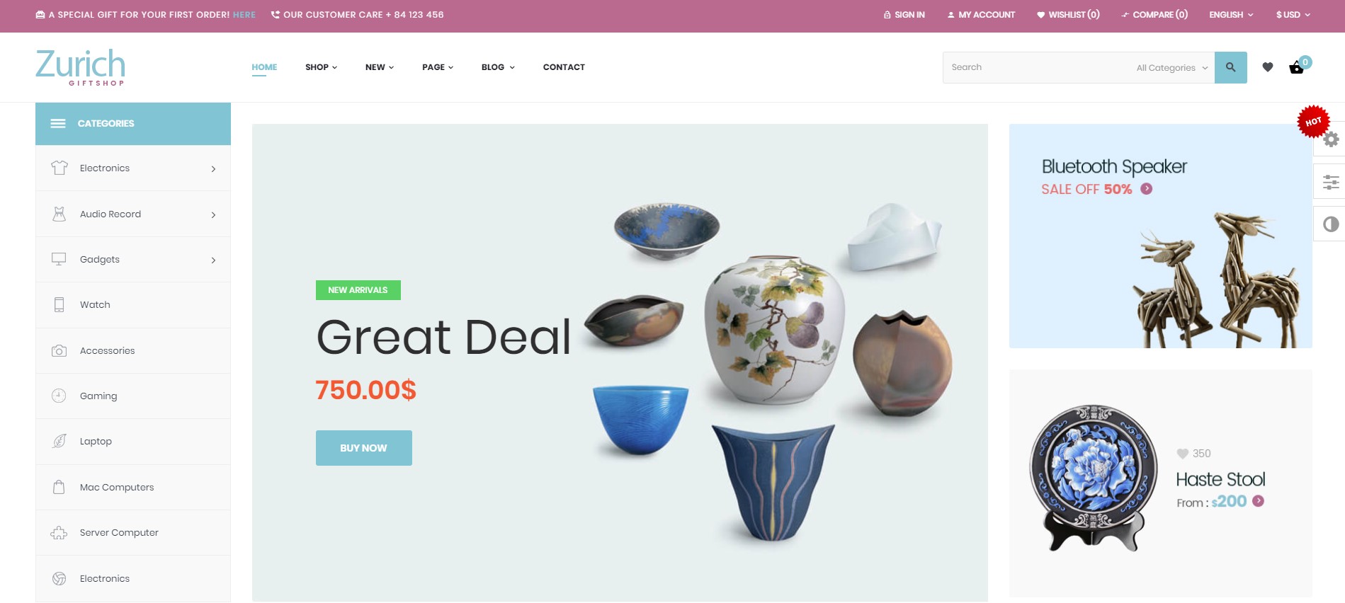 leo zurich best prestashop 1.7 themes for supermarket