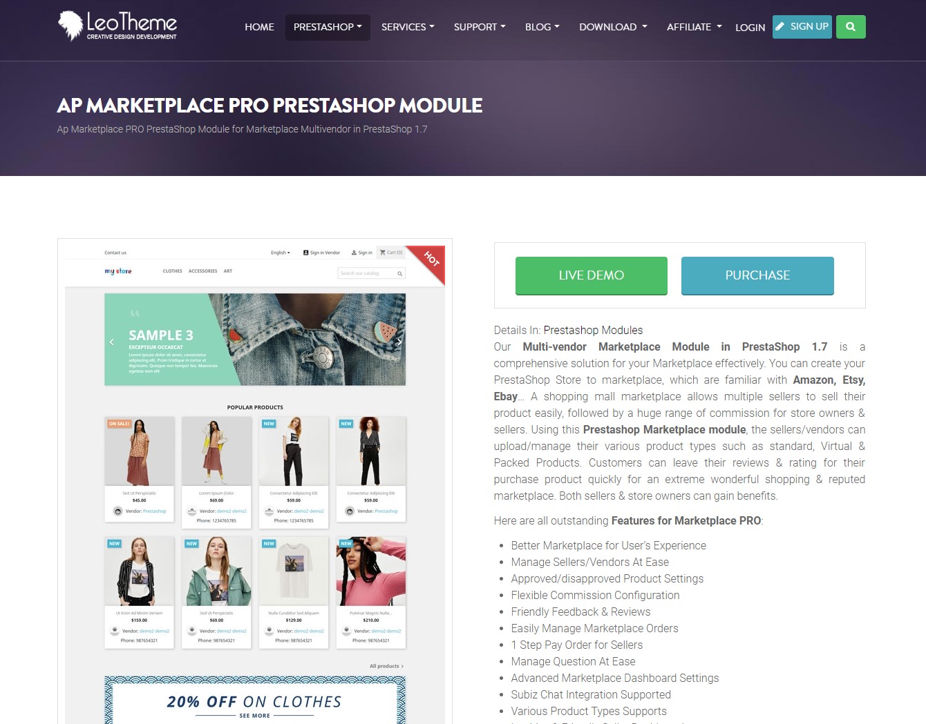 ap marketplace pro prestashop module