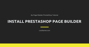 install prestashop page builder