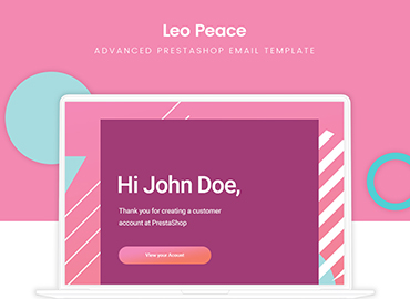 leo peace prestashop theme email