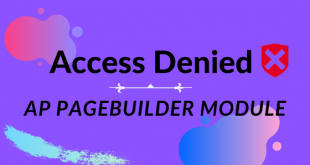 Access Denied when access menu ap pagebuilder module