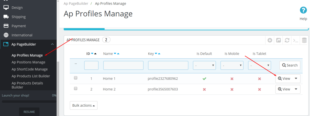 Access Backoffice Ap Pagebuilder Module