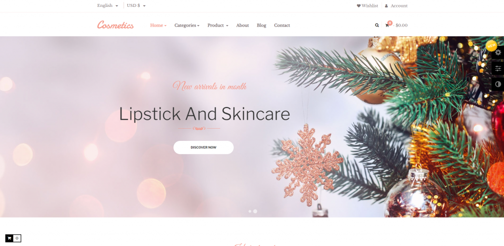 Leo Cosmetic Store Beauty and Makeup Theme Christmas
