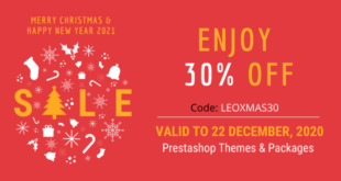 Hot Prestashop Christmas Sale 2021