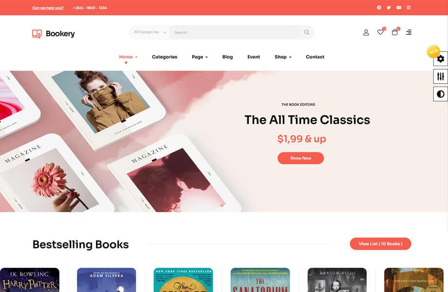 Leo Bookery Online Book Store and Stationery Prestashop Theme
