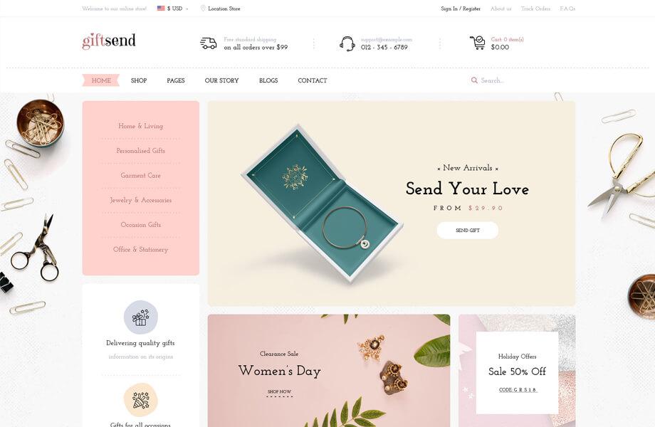 Leo Giftsend Office Supplies and Stationery Prestashop Theme