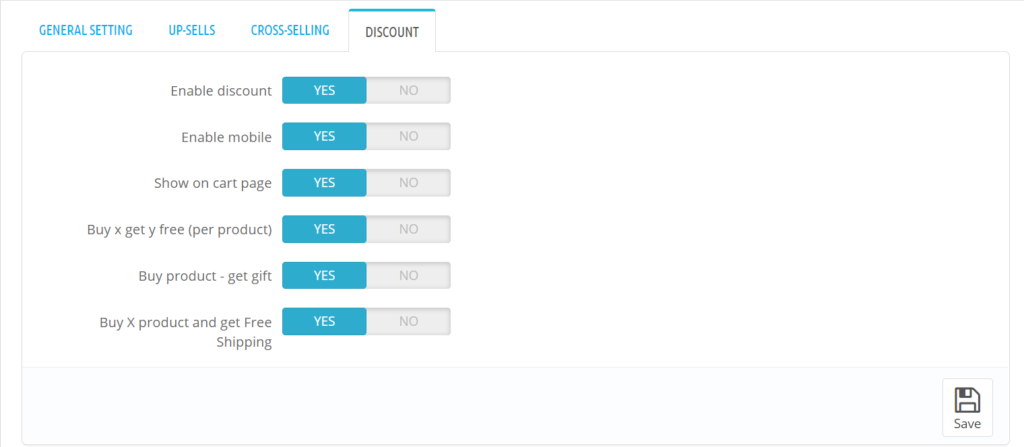 configure discount feature of Leo Boost Sales module