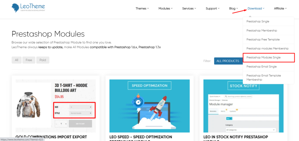 Download Leo Speed Prestashop Module