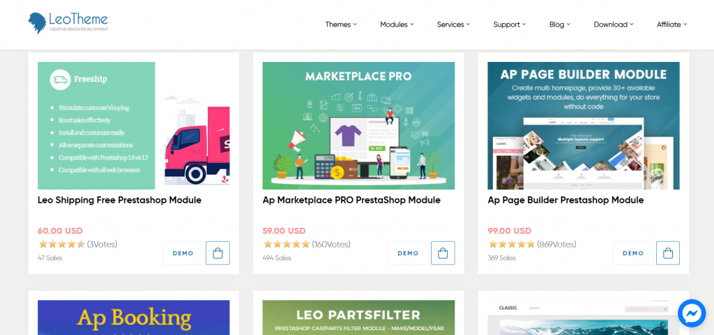 Prestashop modules collection