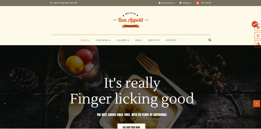 Leo Bon Appetit Food Restaurant Prestashop Theme