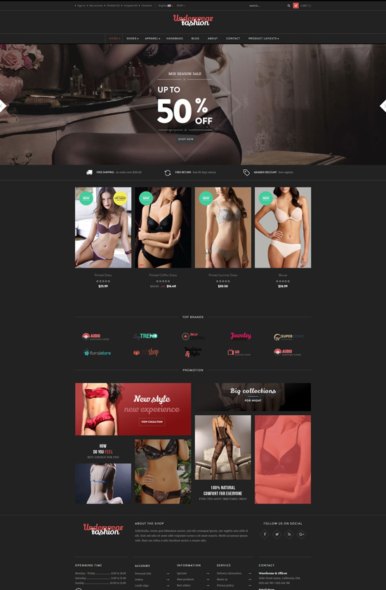 Leo Fashion Store Prestashop Theme