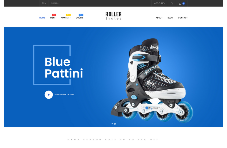 Leo Roller Skates - Sport Gear Fashion Theme