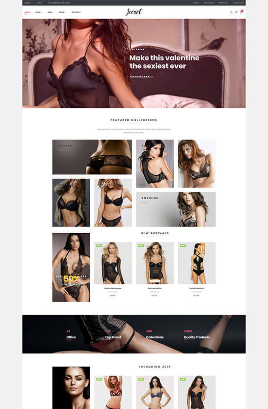 Leo Secret Prestashop Theme