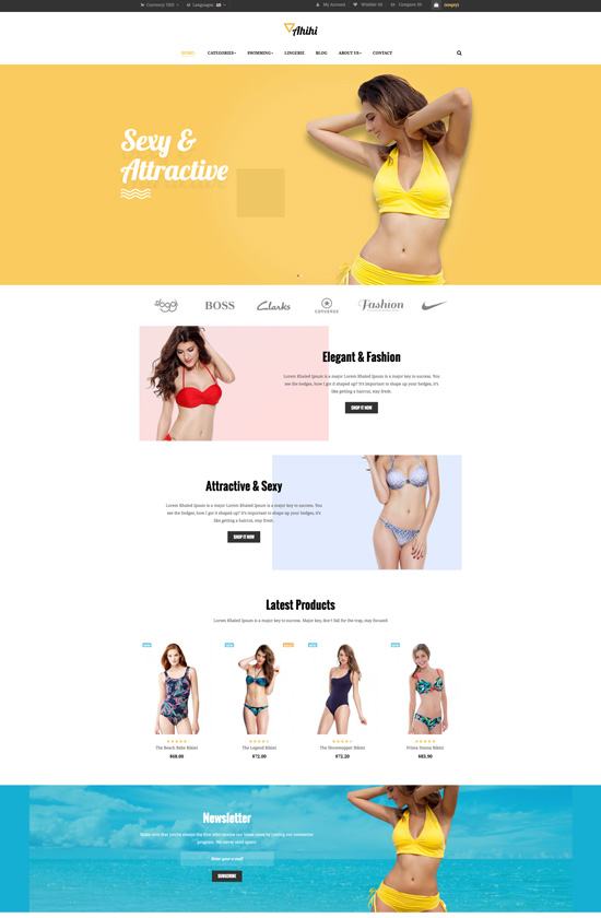 Leo Summer Store Prestashop Theme 1.6