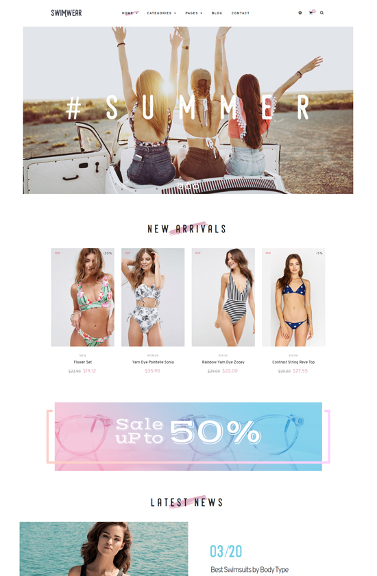 Leo Swimwear Fashion PrestaShop Theme