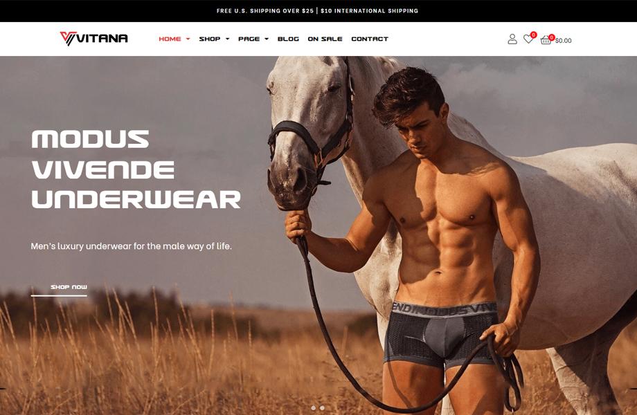 Leo Vitana - Sexiest Men Underwear Prestashop Theme