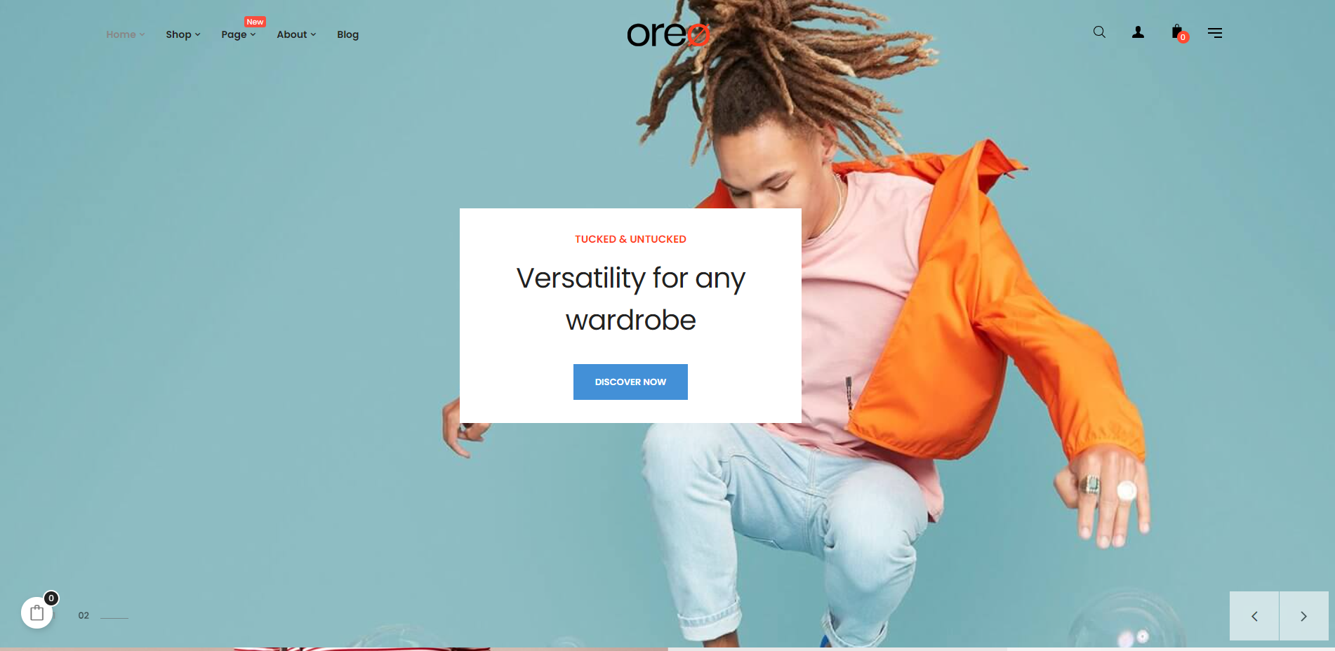 Oreo Shoes and Fashion Store Prestashop Theme