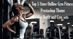 Top 5 Store Onlline Gym Fitness Prestashop Theme For Outfit and Gym sets