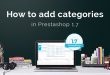 add new category prestashop 1.7 tutorial