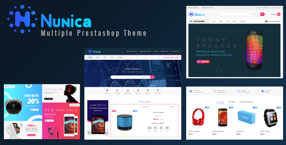 leo nunica electronics prestashop themes