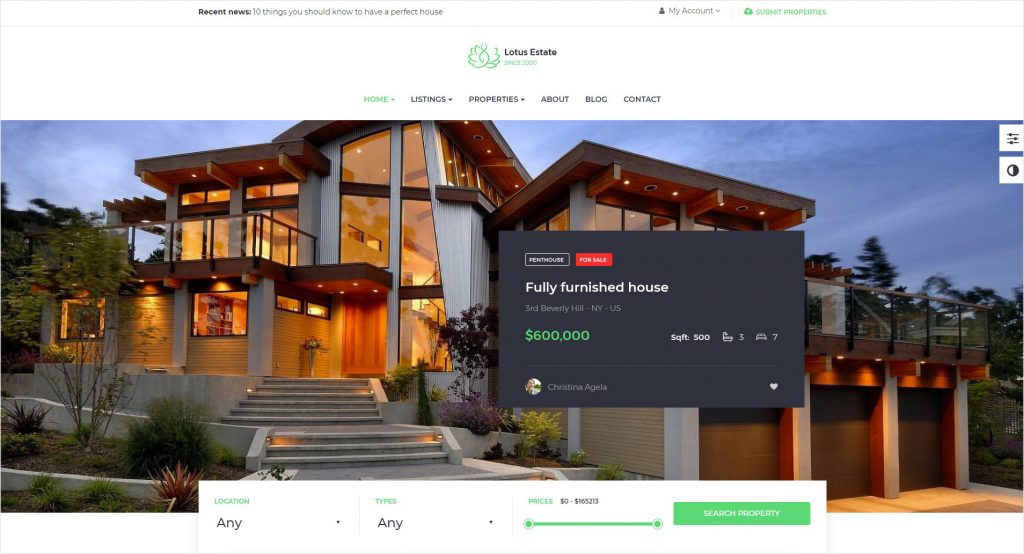 leo real estate prestashop theme