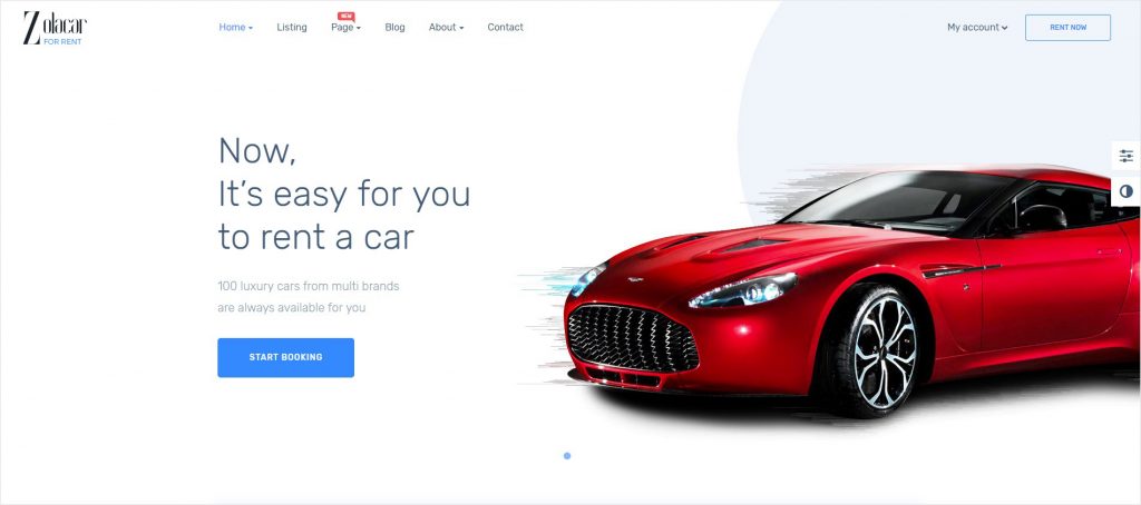 leo rentcar service prestashop 1.7 theme