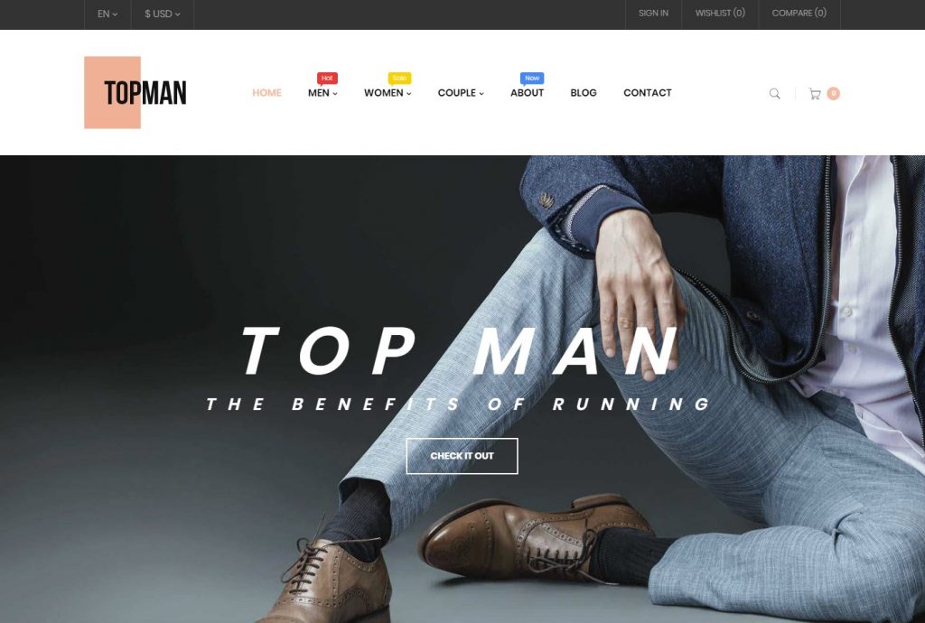 leo topman fashion Prestashop Theme