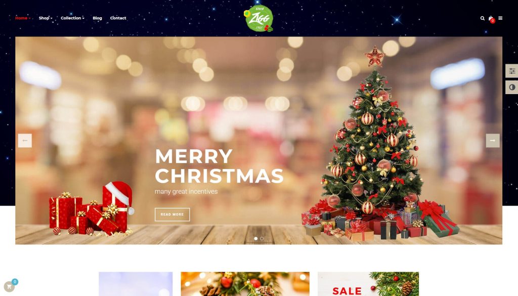 leo zigg christmas prestashop theme