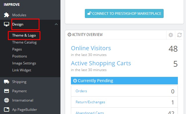 1.change logo prestashop 1.7