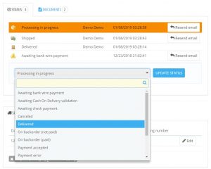 PrestaShop 1.7.5: Manage Order Status PrestaShop 1.7 - Leotheme