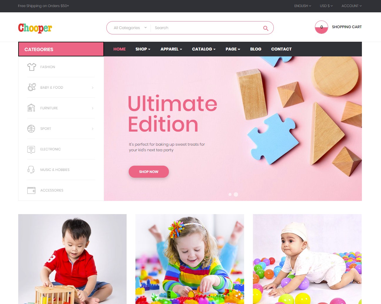 leo chooper best baby store prestashop themes