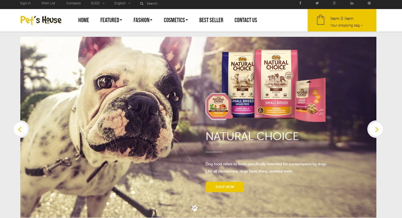 leo pet house prestashop themes