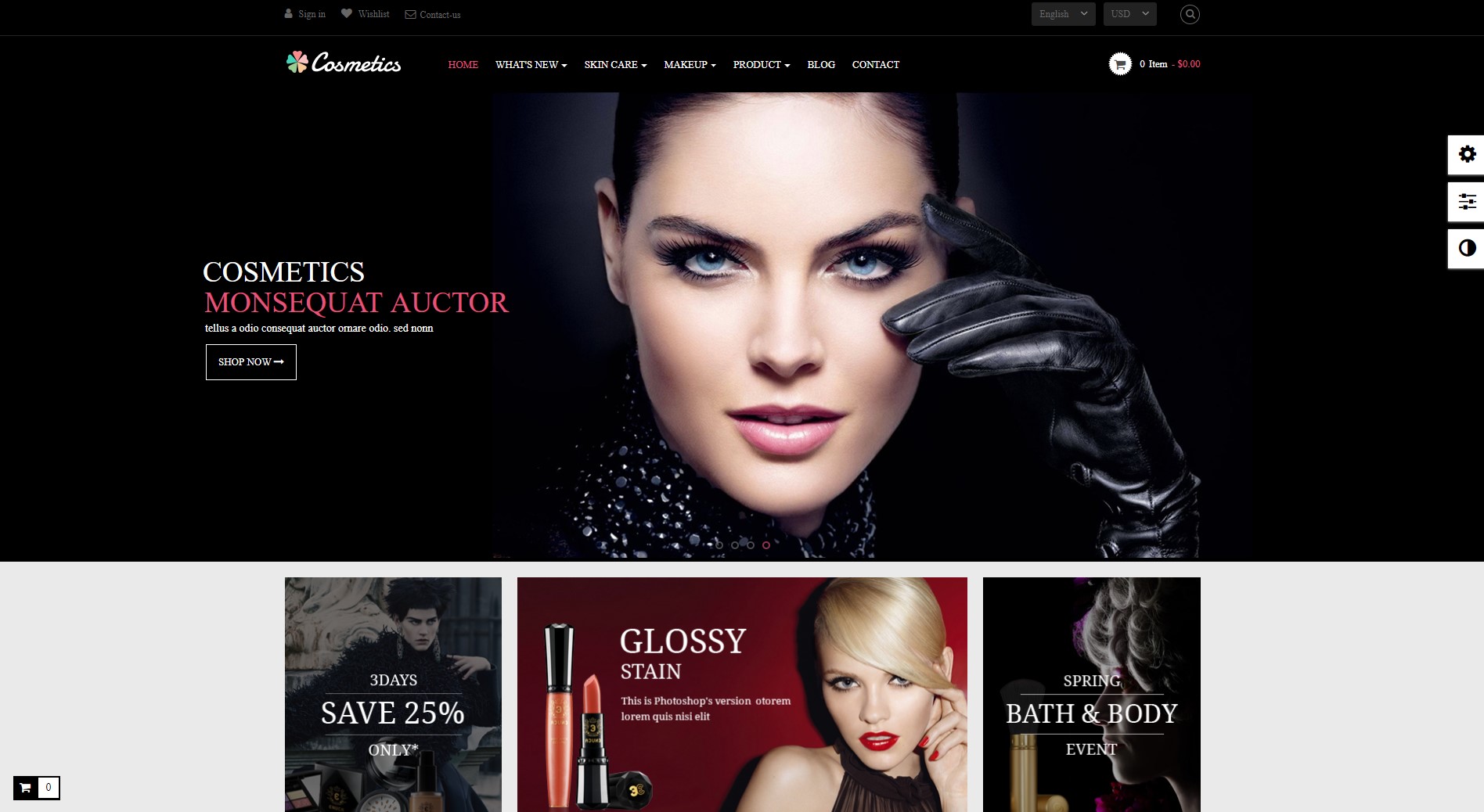 leo cosmetics prestashop business theme