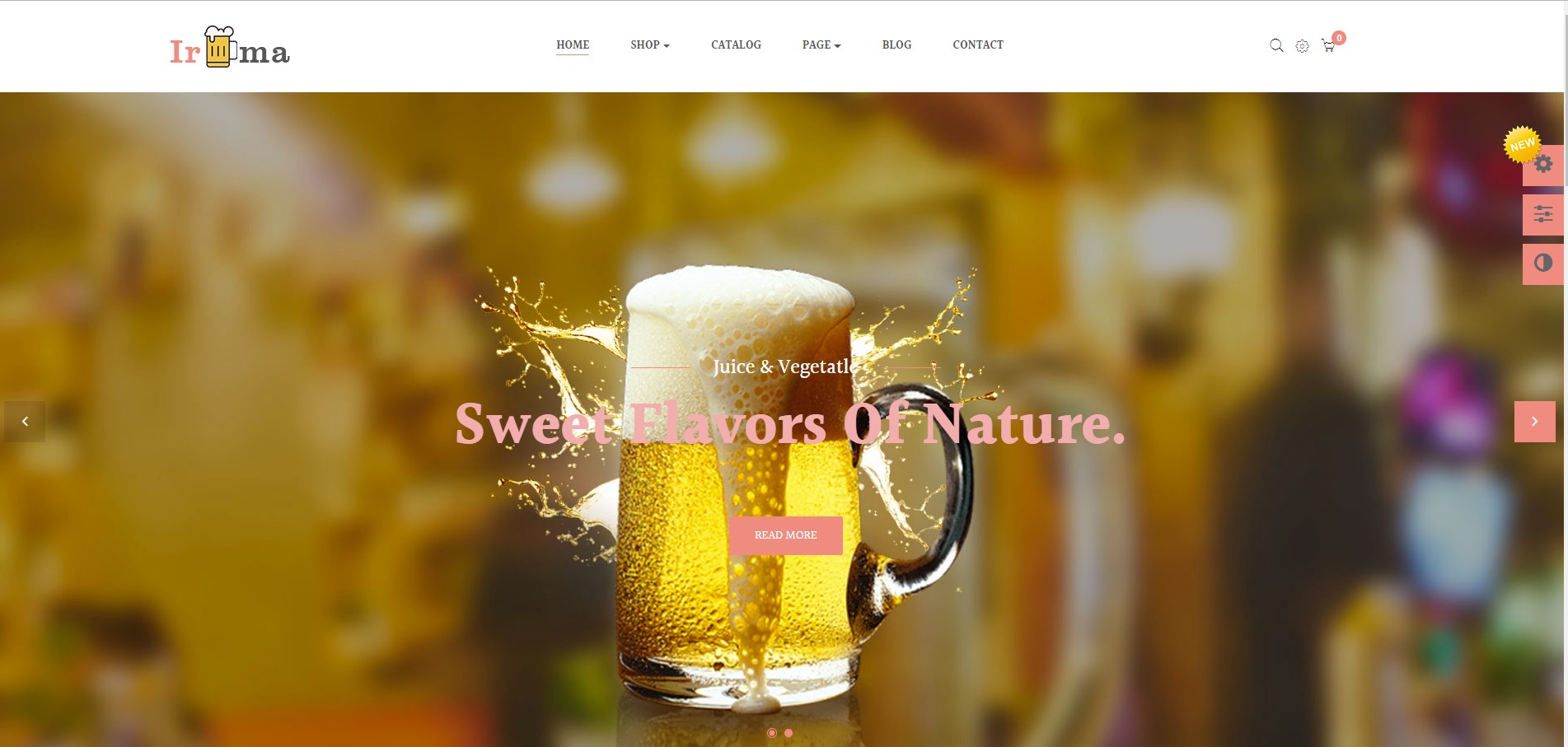 leo irma drink prestashop business theme