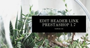 edit header link prestashop 1.7