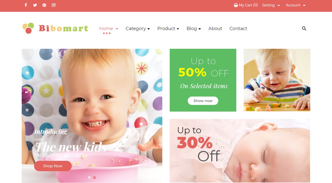 Leo Bibomart Kidstore PrestaShop Theme