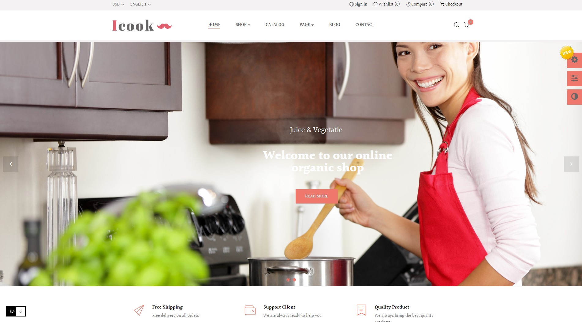 Leo Icook Kitchen PrestaShop Premium Theme